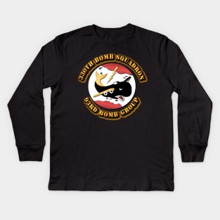 AAC - 330th Bomb Squadron, 93rd Bomb Group Kids Long Sleeve T-Shirt